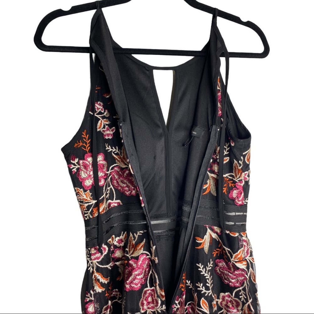 BCX Dress floral halter top v-neck dress size 11 - Picture 10 of 12
